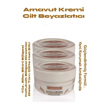 Three Brand Whitening Cream Arnavut Kremi 100 ml Aklık Kremi x 3 Adet