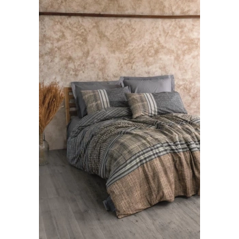 Toprak Timbre Antrasit Tek Kişilik Nev Takımı