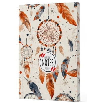 Tüy 5 - Yan Boyamalı Çizgili Defter