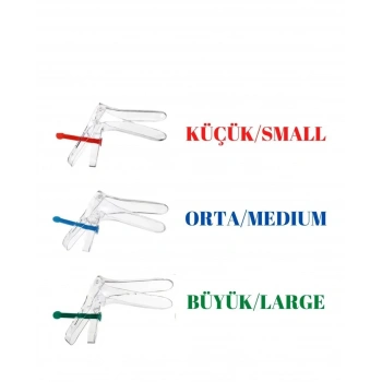 Vaginal Speculum S/M/L - Vajinal Spekülüm 3lü Paket