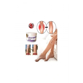 Varicose And Spider Veins Soothing Leg Cream Bacak Bakım Kremi 100 ml x 3 Adet