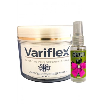 Variflex Krem Bacak Bakımı 100 ml Waris Kremi+ Hed. Iye 30 ml Çörek Otu Agri Yağı HAZN:017