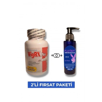 Vigrx Erkek Performansı Arttıran 60lı Takviye Mucizevi Li.bido Arttırıcı Krem 125 ml