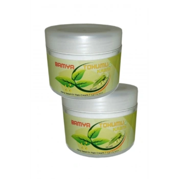 Vücut Sızıları için Bamya Tohumu Yağlı Mesaj Kremi 100 ml X 2 ADET