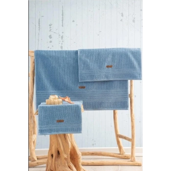 Welness Sky Mavi Havlu Seti