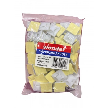 Wonder 25X25 Yapışkan Kroşe (100 Adet)