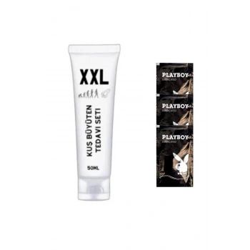 XXL Size Kuş Erkekler için Şekillendirici Bakım Kremi 50ml 1 ad + 3 JELLE