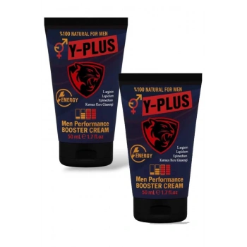 Y-plus Men Ginsengli Booster Red Korea Erk.eklere Ser.tleşt.irici Kremi 50 ml 2 Adet
