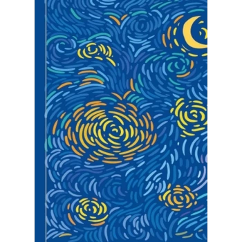 Yıldızlı Gece Not Defter   9x15