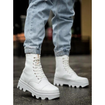 Yüksek Taban Ayakkabı  Beyaz