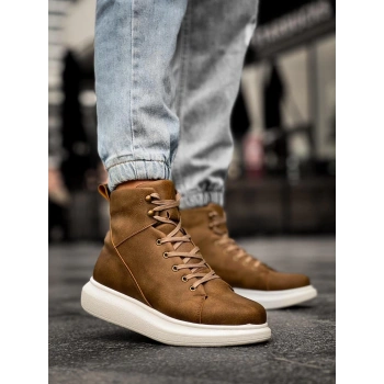 Yüksek Taban Ayakkabı  Vizon