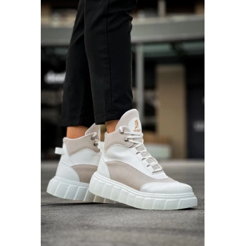 Yüksek Taban Bot  Beyaz