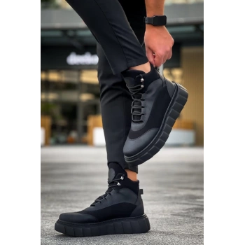 Yüksek Taban Bot  Siyah (Siyah Taban)