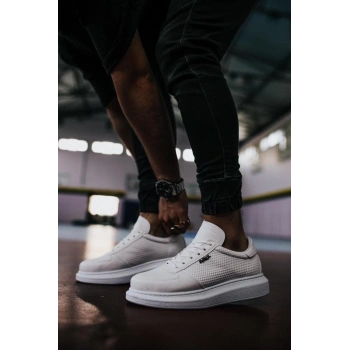 Yüksek Taban Günlük Ayakkabı  Beyaz