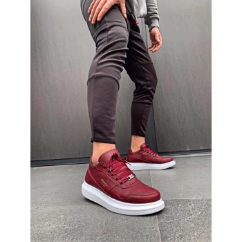 Yüksek Taban Günlük Ayakkabı  Bordo