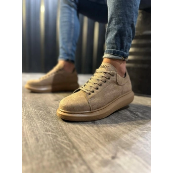 Yüksek Taban Günlük Ayakkabı  Camel (Süet)