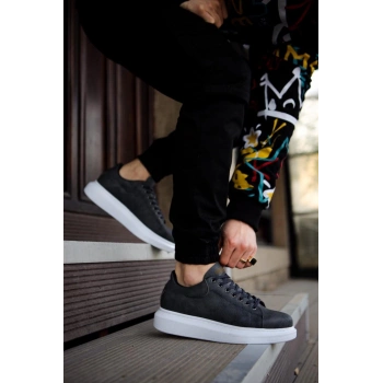 Yüksek Taban Günlük Ayakkabı  Gri