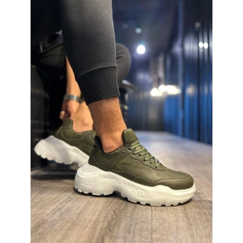 Yüksek Taban Günlük Ayakkabı N Haki