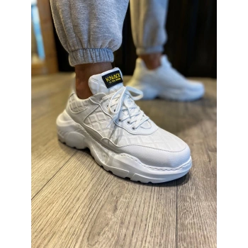 Yüksek Taban Günlük Ayakkabı N Kapitone Beyaz