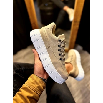 Yüksek Taban Günlük  Ayakkabı  Vizon