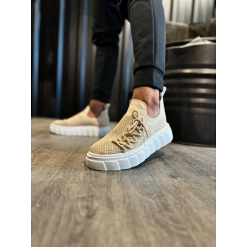 Yüksek Taban Günlük Ayakkabı  Vizon