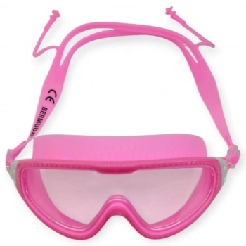 Yüzücü Gözlüğü Silikon Kulaklıklı PEMBE - AF108