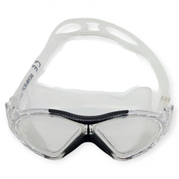 Yüzücü Sörf Gözlüğü Kulaklık Hediyeli BEYAZ/SİYAH - 8170