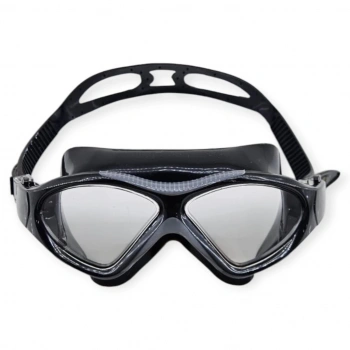 Yüzücü Sörf Gözlüğü Kulaklık Hediyeli SİYAH/GRİ - 8170