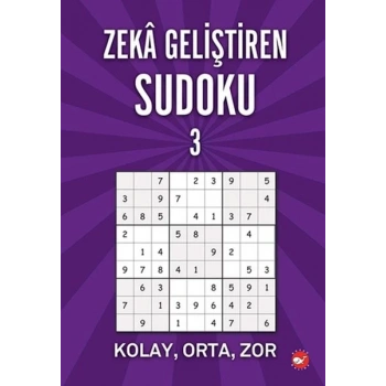 Zeka Geliştiren Sudoku 3 - Kolay - Orta - Zor