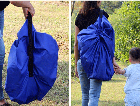 Taşınabilir Büyük Oyuncak Hurcu - MAVİ