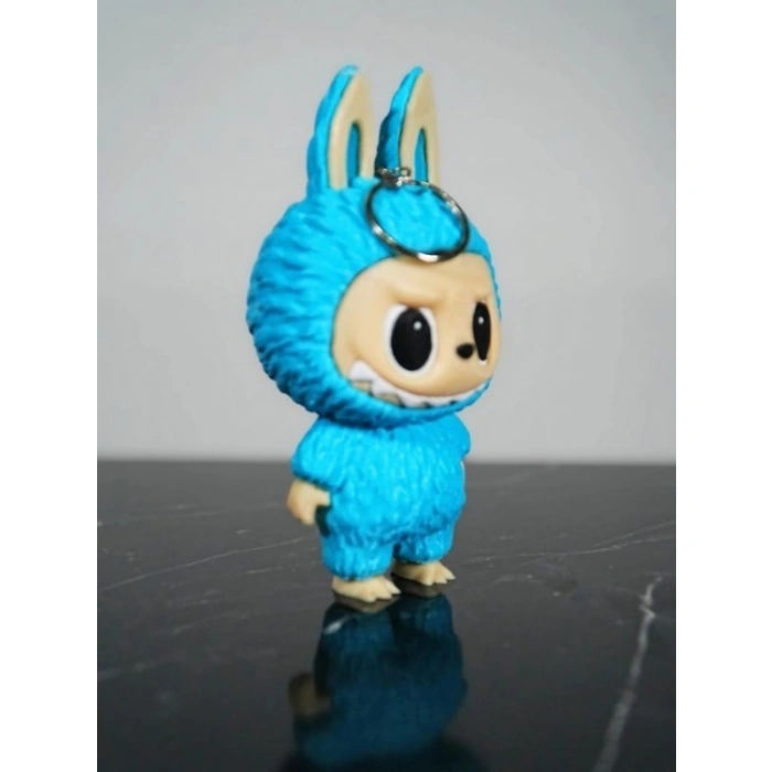 Labubu Anahtarlık Figür Turkuaz Renk 13 cm Kaliteli -