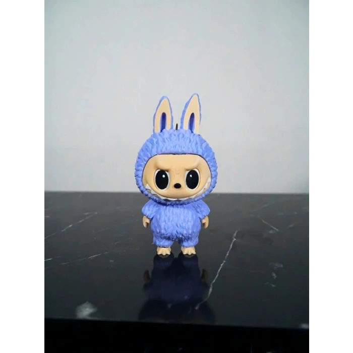 Labubu Figür Anahtarlık Lila 13 cm Kaliteli -