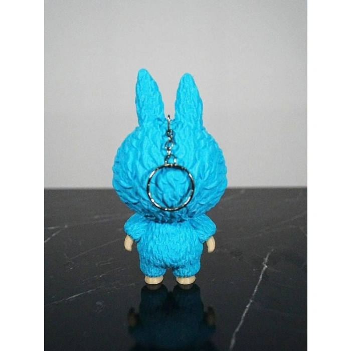 Labubu Figür Anahtarlık Turkuaz 13 cm Kaliteli -