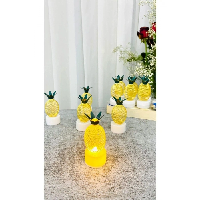 Led Mum Ananas Metal 3 Adet ()