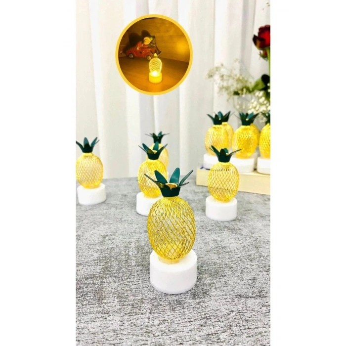 Led Mum Ananas Metal 3 Adet ()