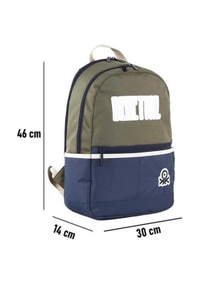 BENETTON CIFT BOLMELI OKUL CANTASI