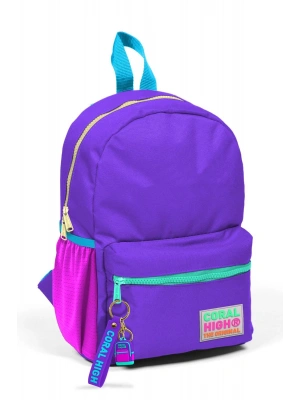 Minik Yuva Sırt Çantası Mor Renk Detaylı İki Bölmeli 23534