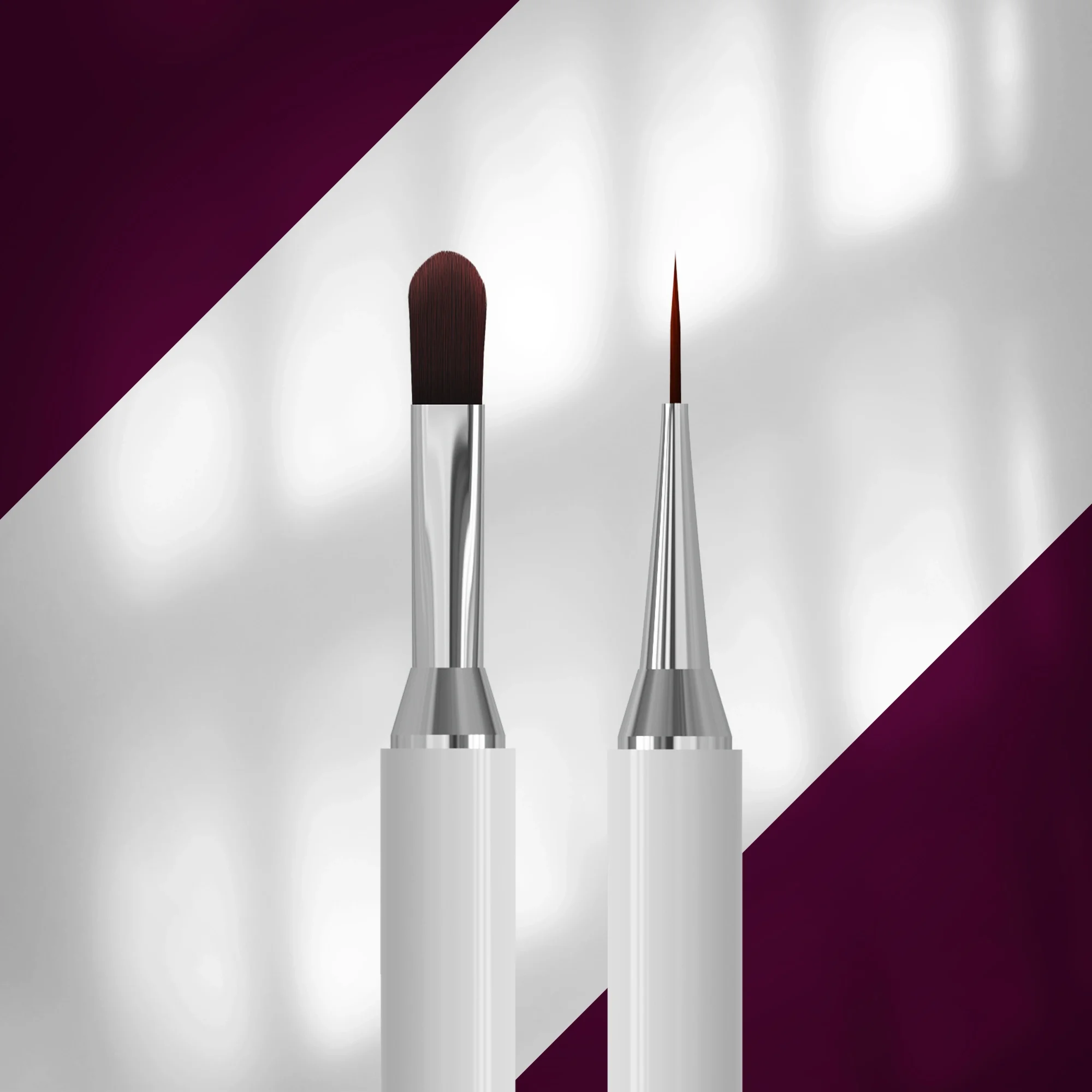Exclusive çift taraflı jel fırçası 11 mm / liner 12 mm