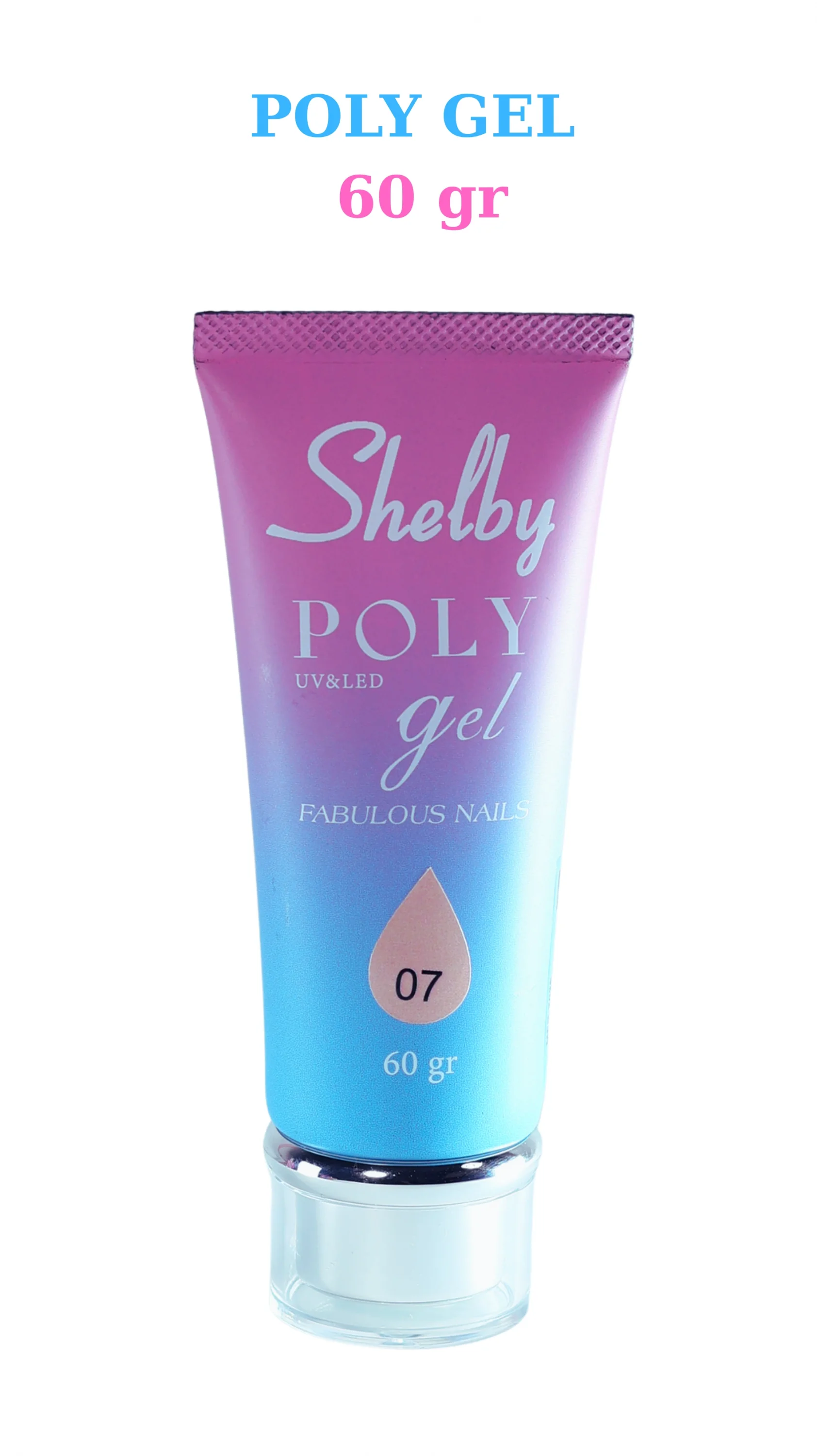 SHELBY PROFESSIONAL NAILS 60 GR. POLY UV&LED GEL 07