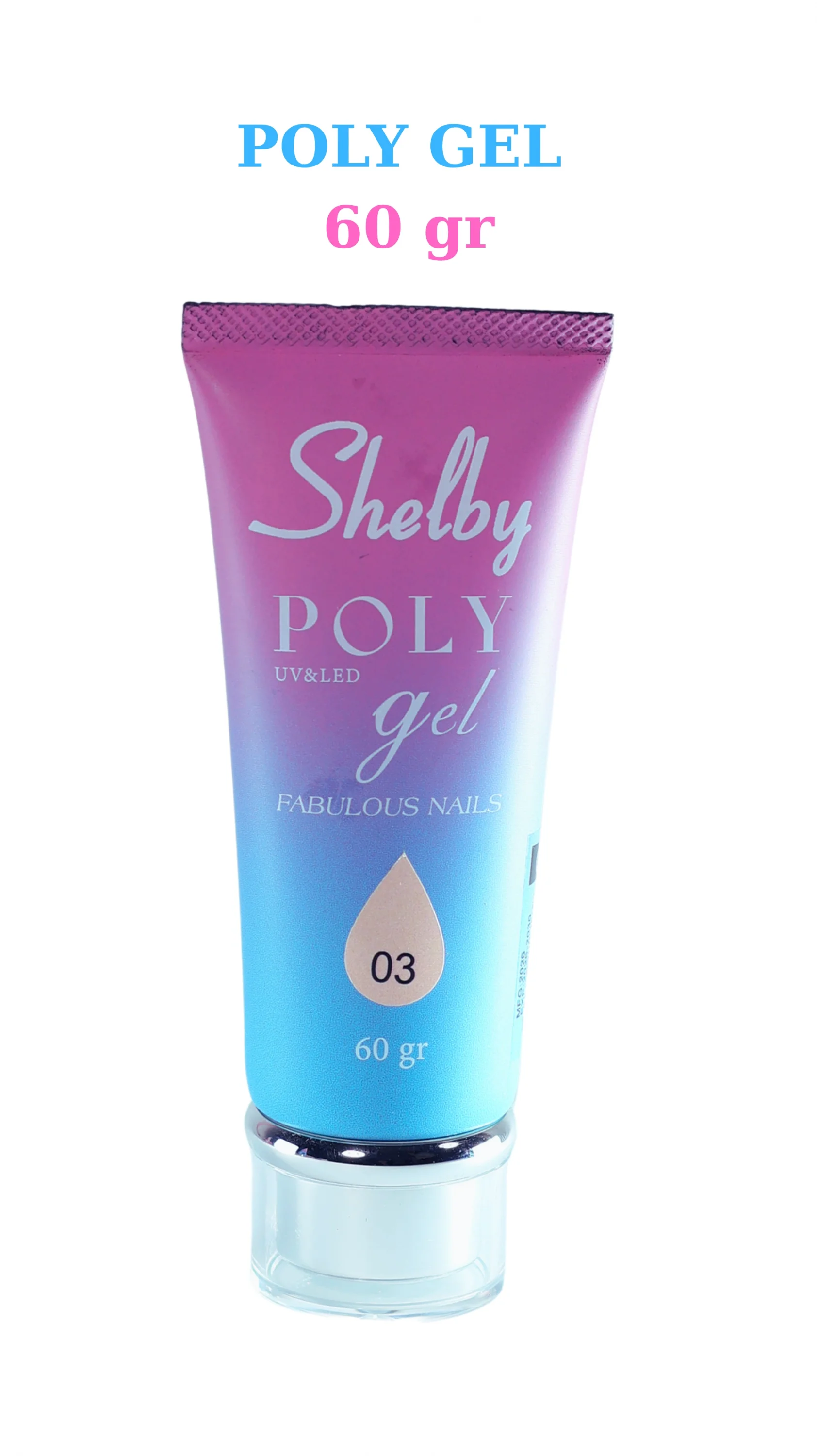 SHELBY PROFESSIONAL NAILS 60 GR. POLY UV&LED GEL 03