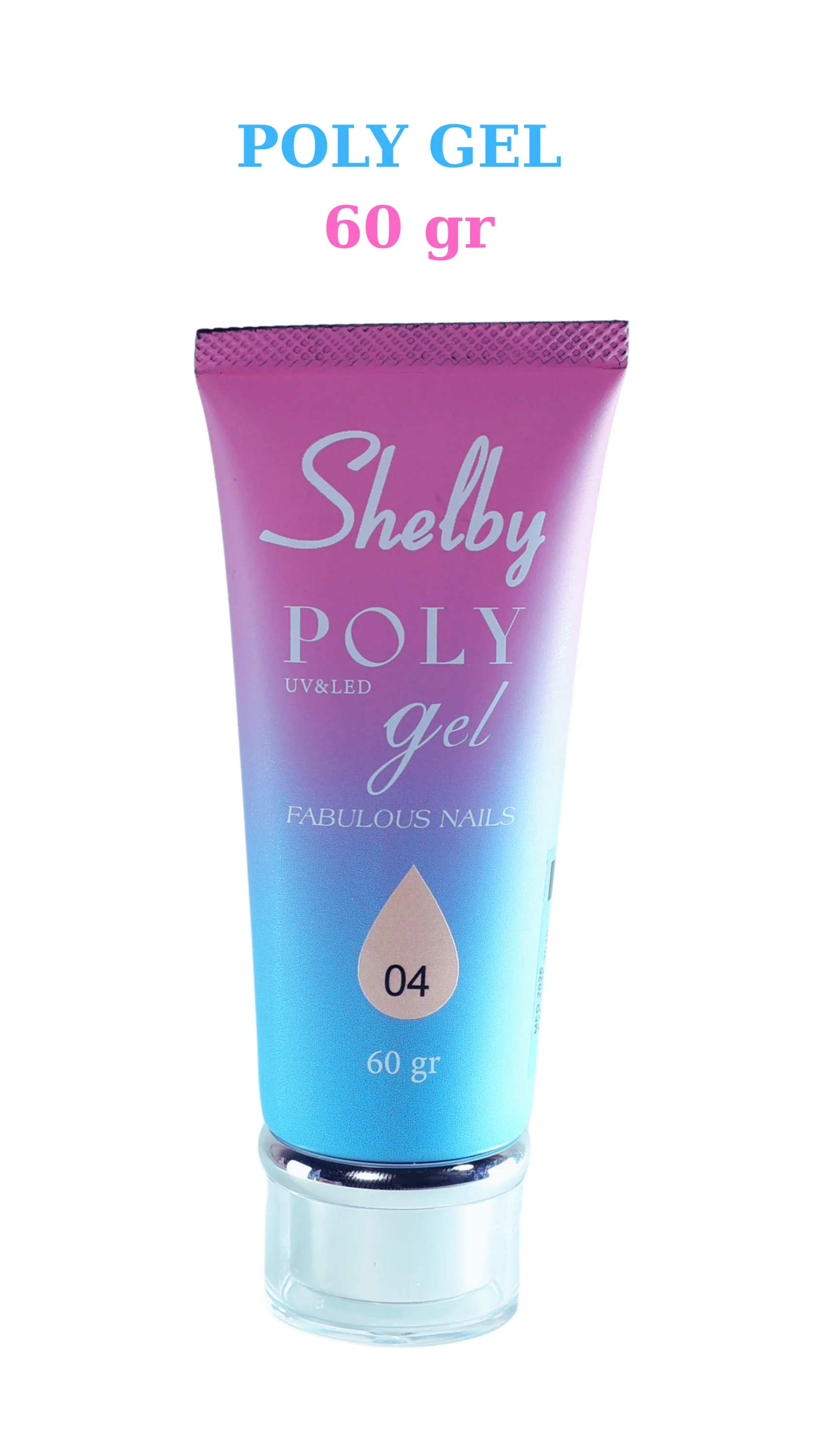 SHELBY PROFESSIONAL NAILS 60 GR. POLY UV&LED GEL 04