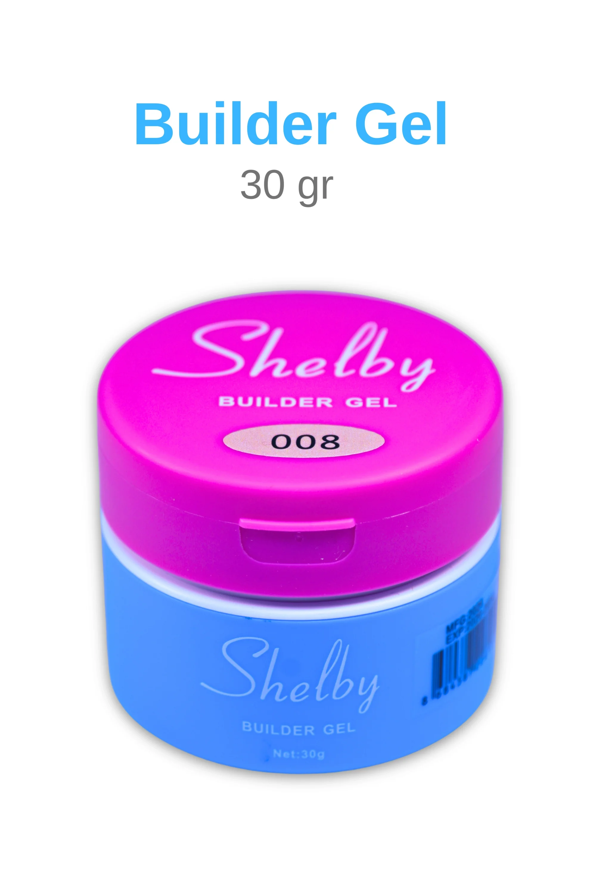 SHELBY PROFESSIONAL NAILS UV&LED 30 GR. BUILDER GEL 08