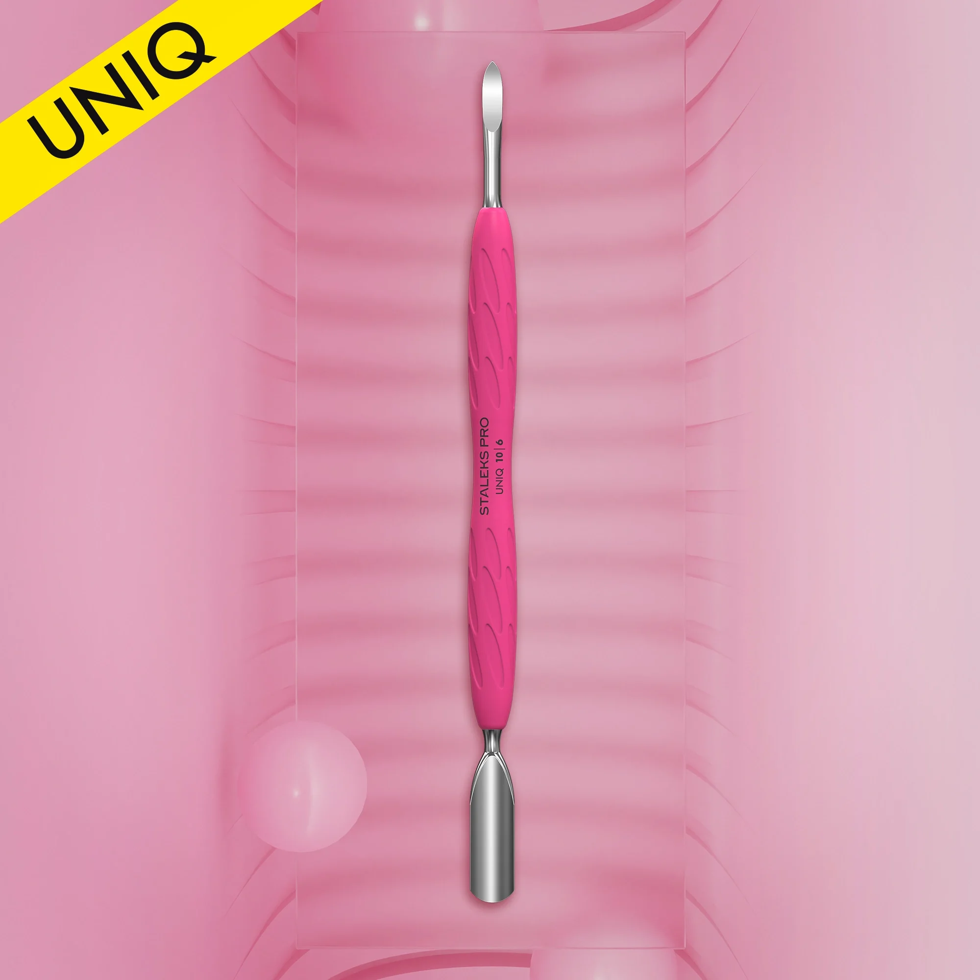 UNIQ 10 TYPE 6 Gummy Silikon Saplı Tırnak İtici (Geniş Yuvarlak Uç ve Kanca Uç Rascador)