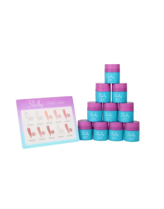 10 Renk 50.Gr Pompalı Soft Builder Gel + RENK KARTELE HEDİYE (10% İndirim)