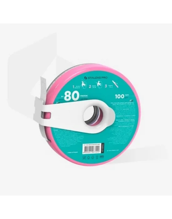 EXPERT Yedek PapmAm Beyaz Bant Törpü, STALEKS PRO Plastik Bobinde, 100 Grit