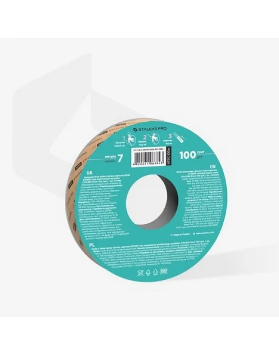 STALEKS PRO Plastik Bobin İçin EXPERT Yedek PapmAm Beyaz Bant Törpü Bloğu, 100 Grit