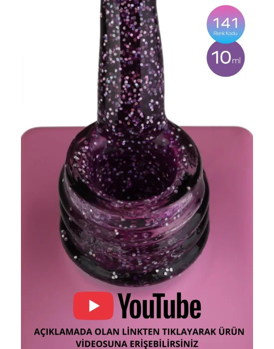 SHELBY 10 ML. A141 RENKLİ IŞILTILI KALICI OJE