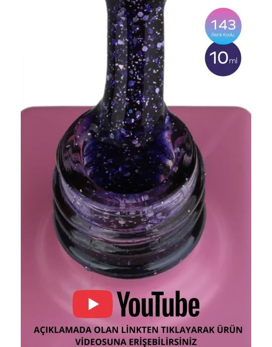 SHELBY 10 ML. A143 RENKLİ IŞILTILI KALICI OJE