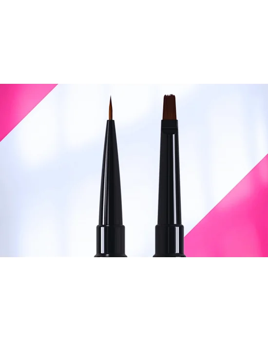 EXPERT çift taraflı liner 7 mm / jel fırçası 7 mm