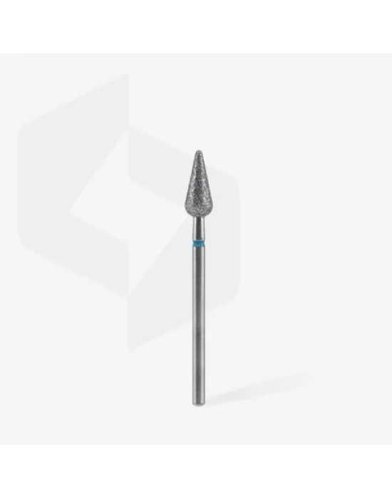 Elmas Armut sivri Freze EXPERT, Mavi, Çap 5 mm, Çalışma Kısmı 12 mm